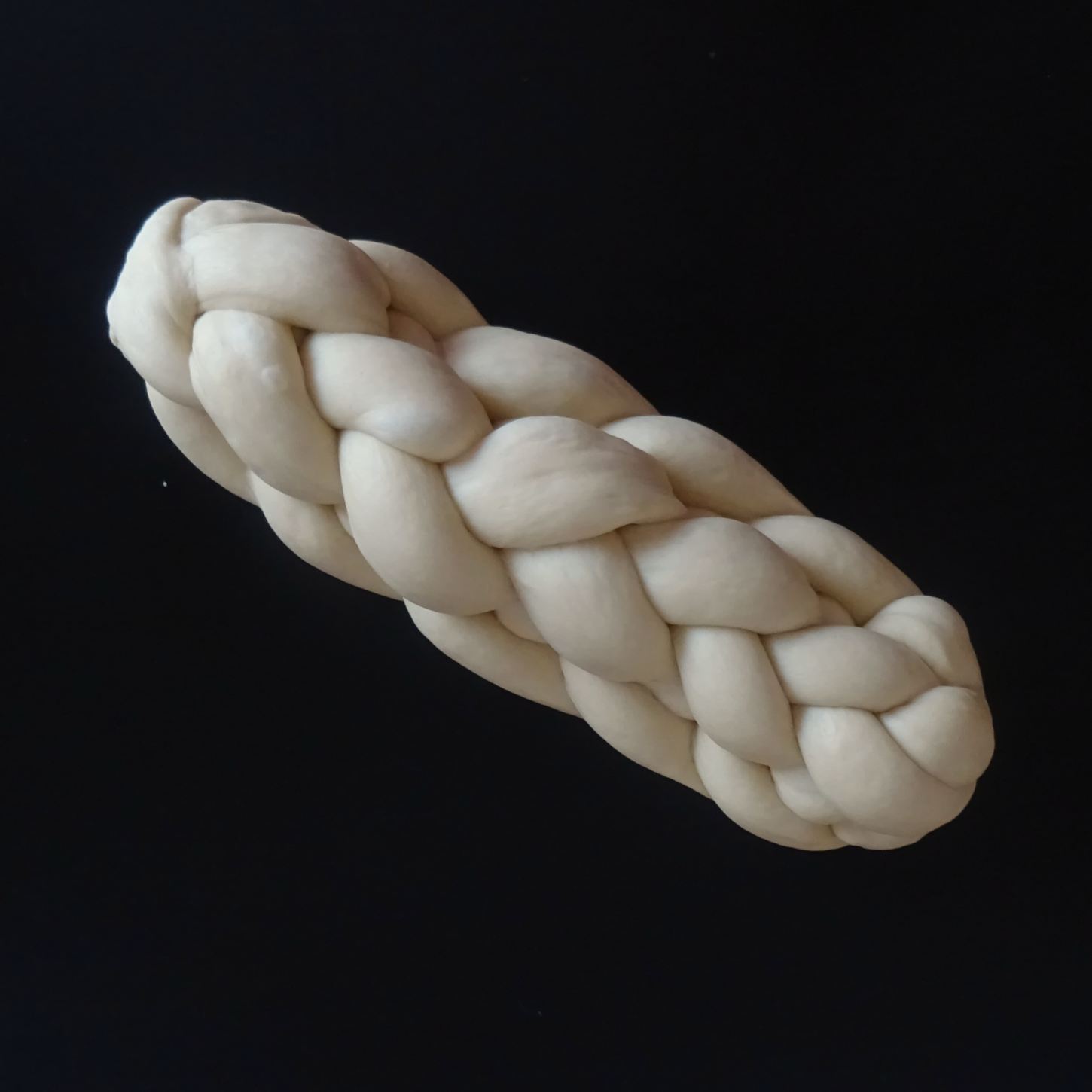 Vánočka ze 6 pramenů s mezičlánky