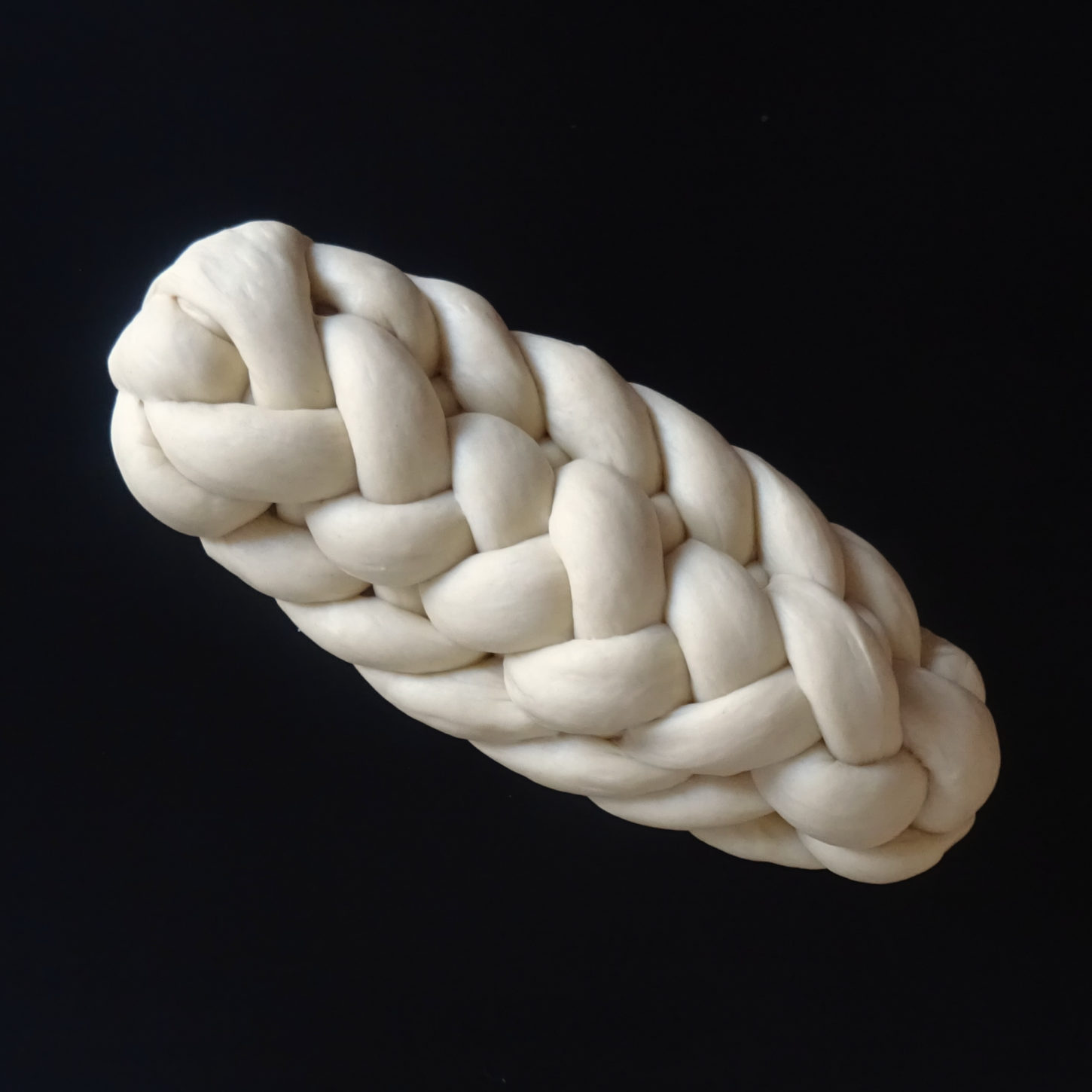 Vánočka z 8 pramenů s mezičlánky